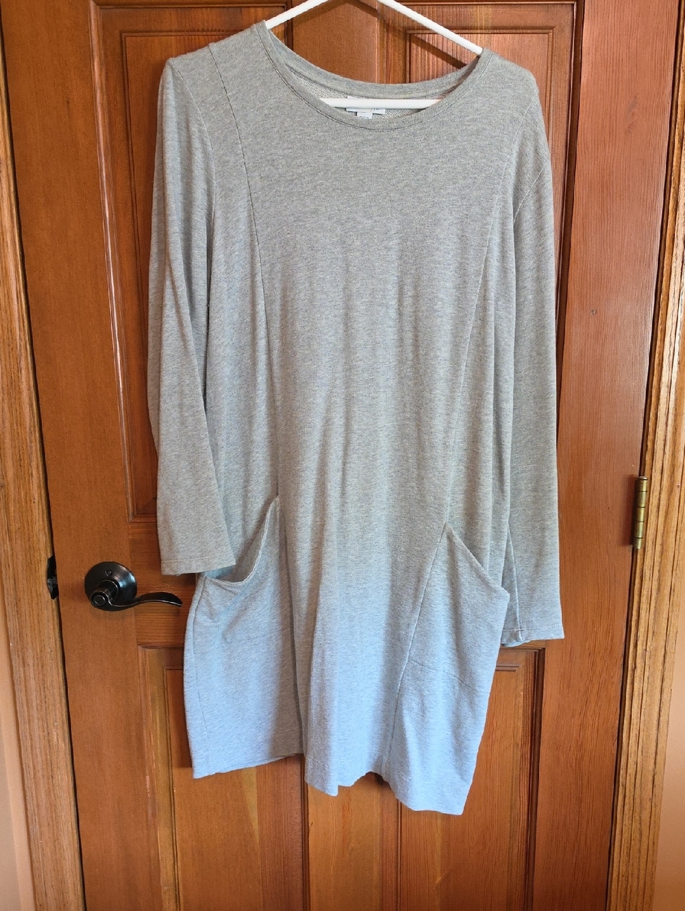 J. Jill Heather Gray Crewneck Tunic Top